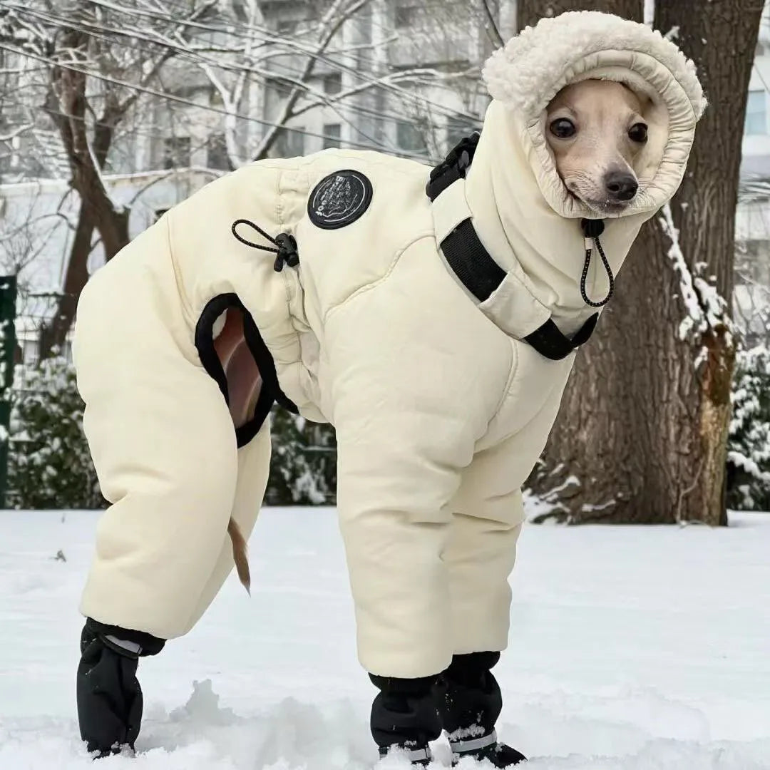 Winter Dog Jacket,Thickened Warm Outfits Greyhound Whippet