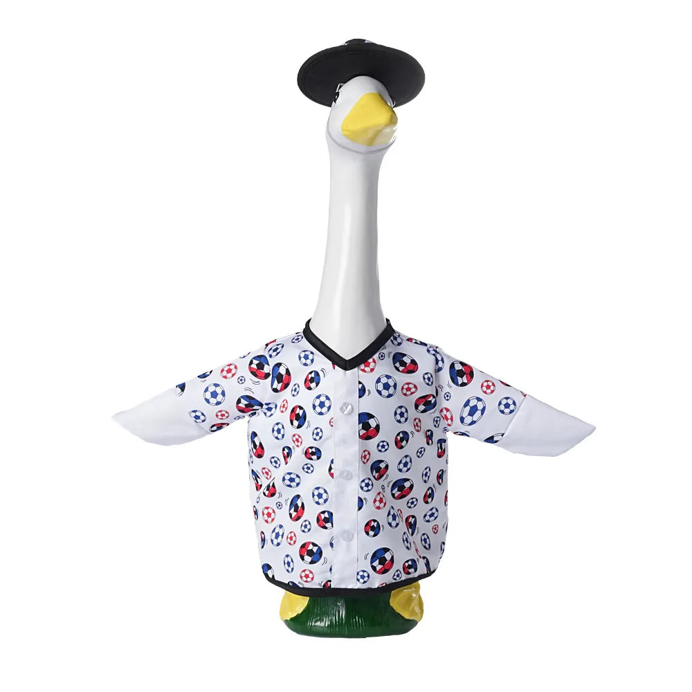 World Soccer Cup Porch Goose Outfits, Soccer Costume Garden 23" Goose