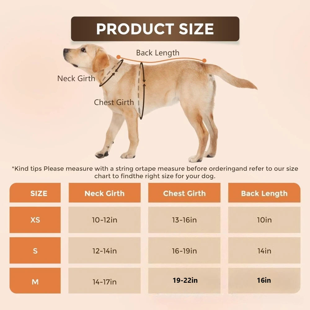 Pet Anti-Attack Vest,Dog Bite proof Protective Armor with Adjutable Straps