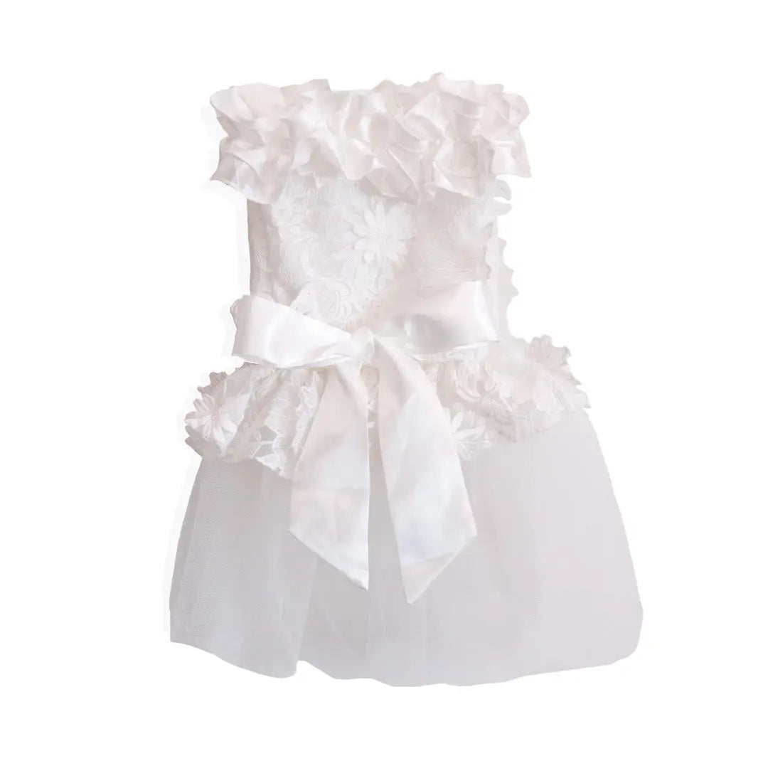 Dog Matching Wedding Dresses With Veil,