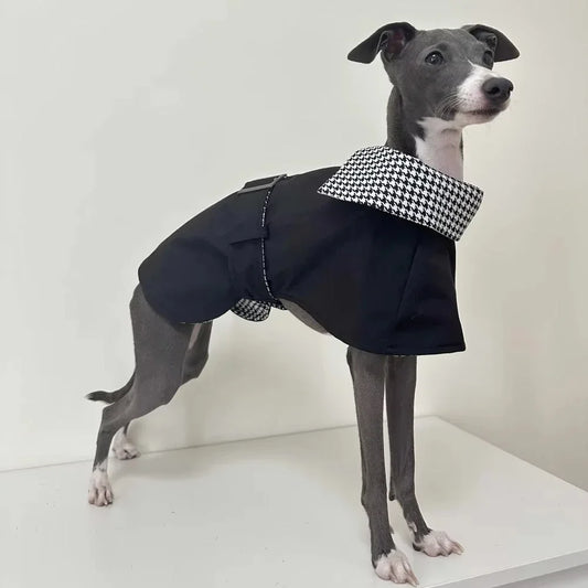Windproof Dog Sweater,Turtleneck Coat for Big Breeds