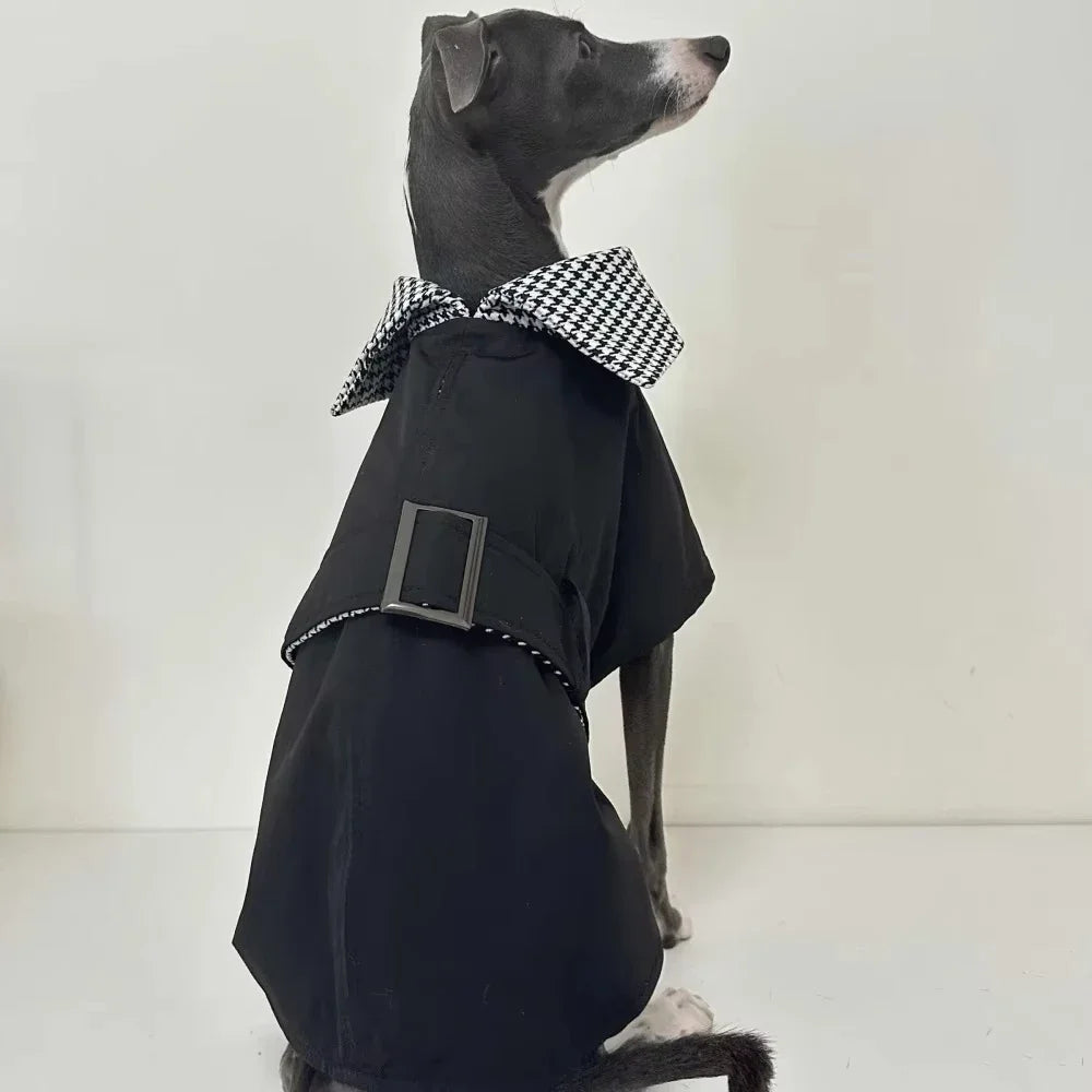 Windproof Dog Sweater,Turtleneck Coat for Big Breeds