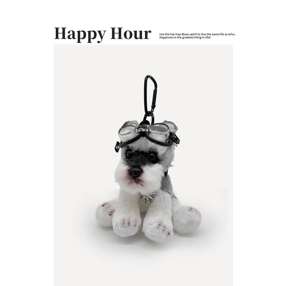 Handmade Dog Gifts ,Schnauzer Plush ornament Special Gifts