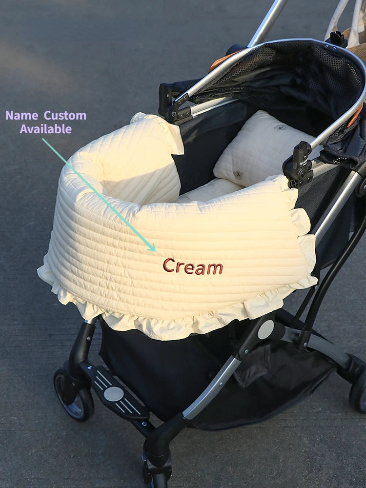 Pet Stroller Pad Mattress Set,Customized Name available