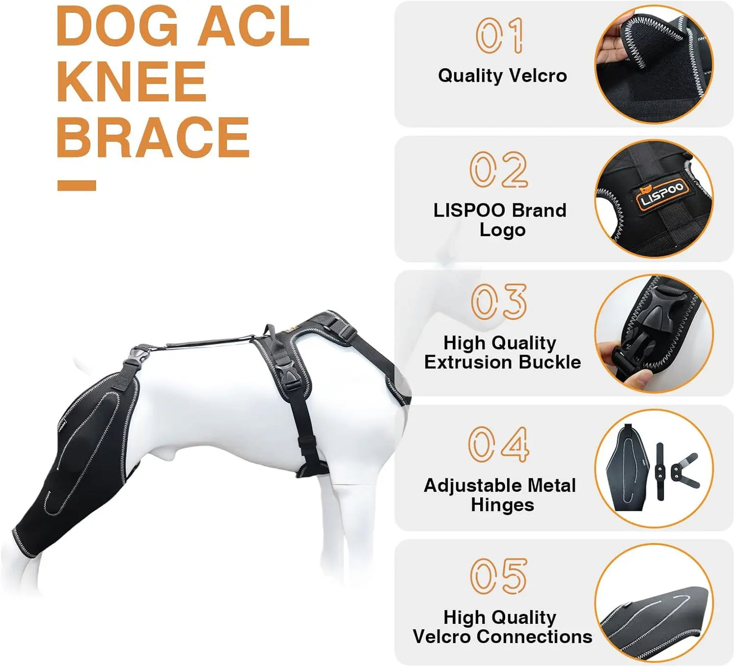 Dog Acl Knee Brace for Torn Acl Leg,Better Recovery