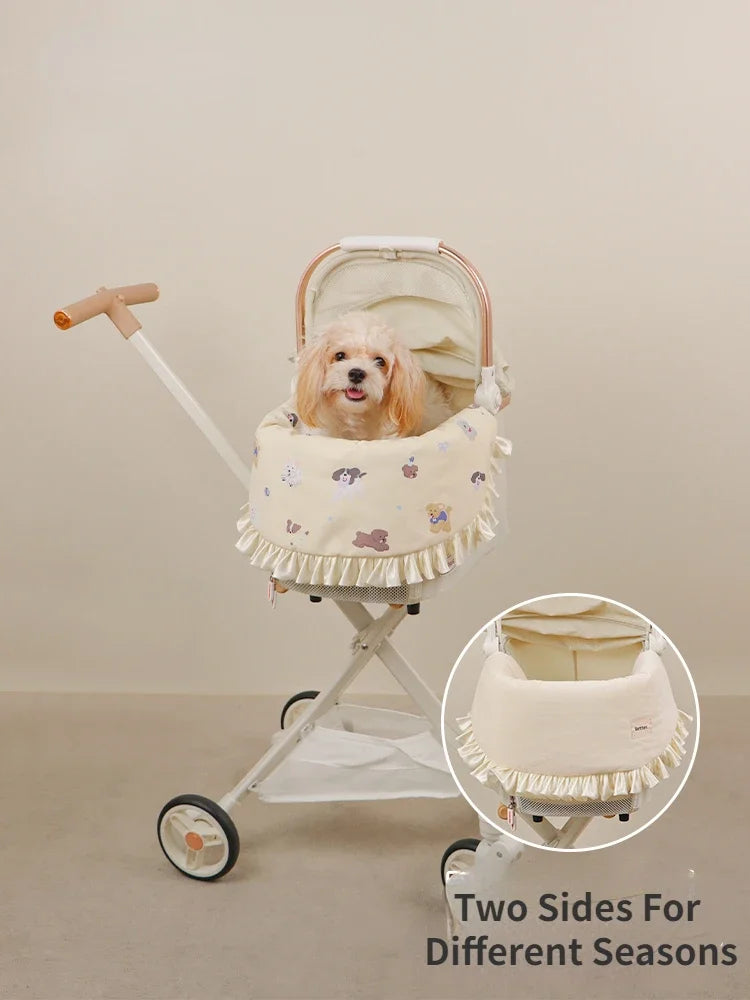 Waterproof Dog Stroller Mattress Cover Set