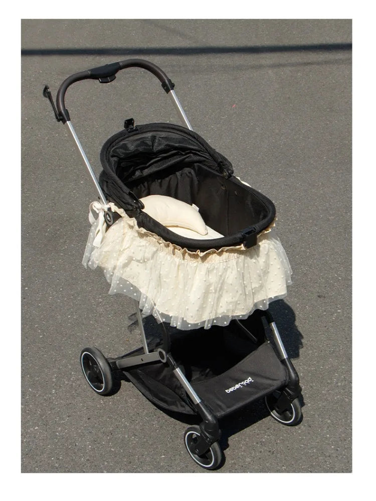 2026 New Lace Pet Stroller Edge Cover | Dog Stroller Liner Accessories