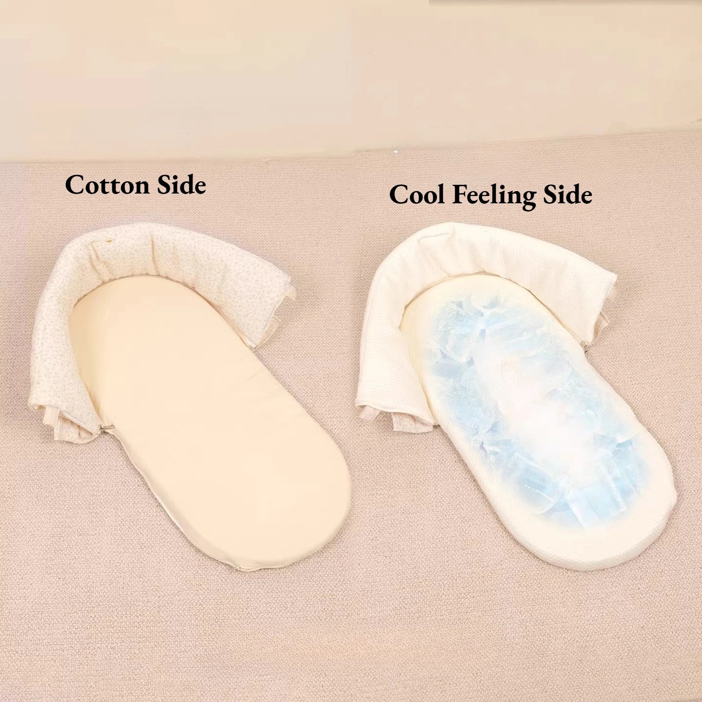 Double-sided Pet Dog Stroller Cushion | Cool Feeling Fabric