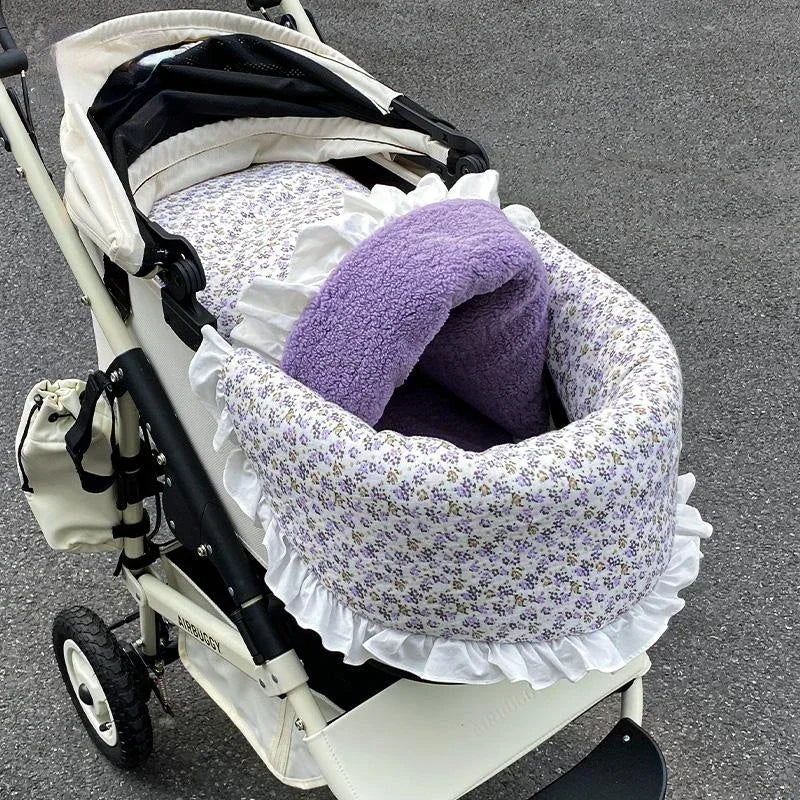 Bed Mattress for Dog Stroller,Warm Winter Plush Sleeping Bag for Dog
