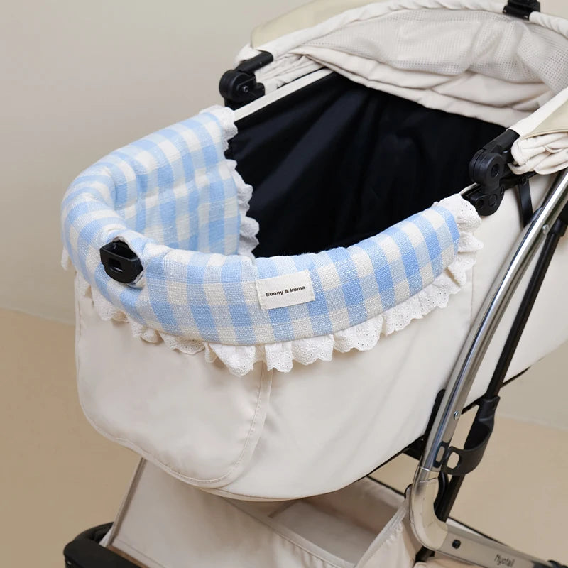 Summer Dog Stroller Cover,Magnetic attraction Front Cover