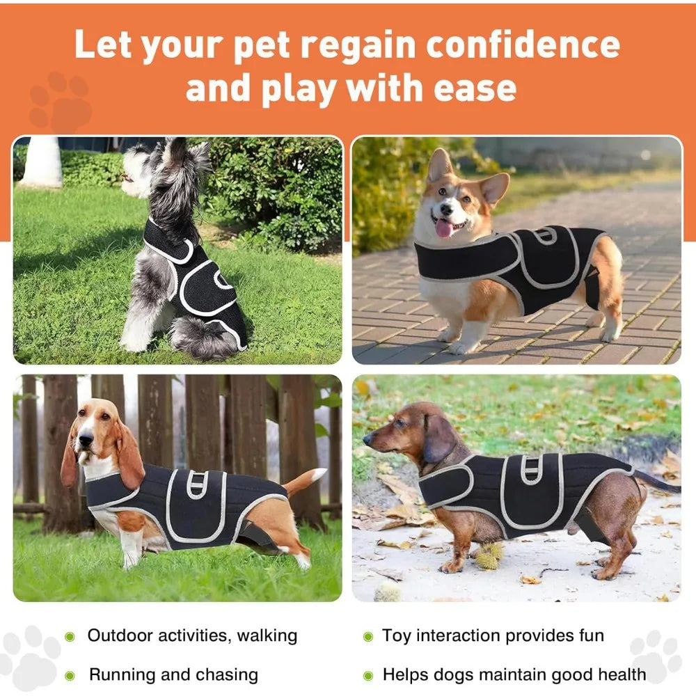 ComfortFlex Dog Back Support Brace – Relieves IVDD