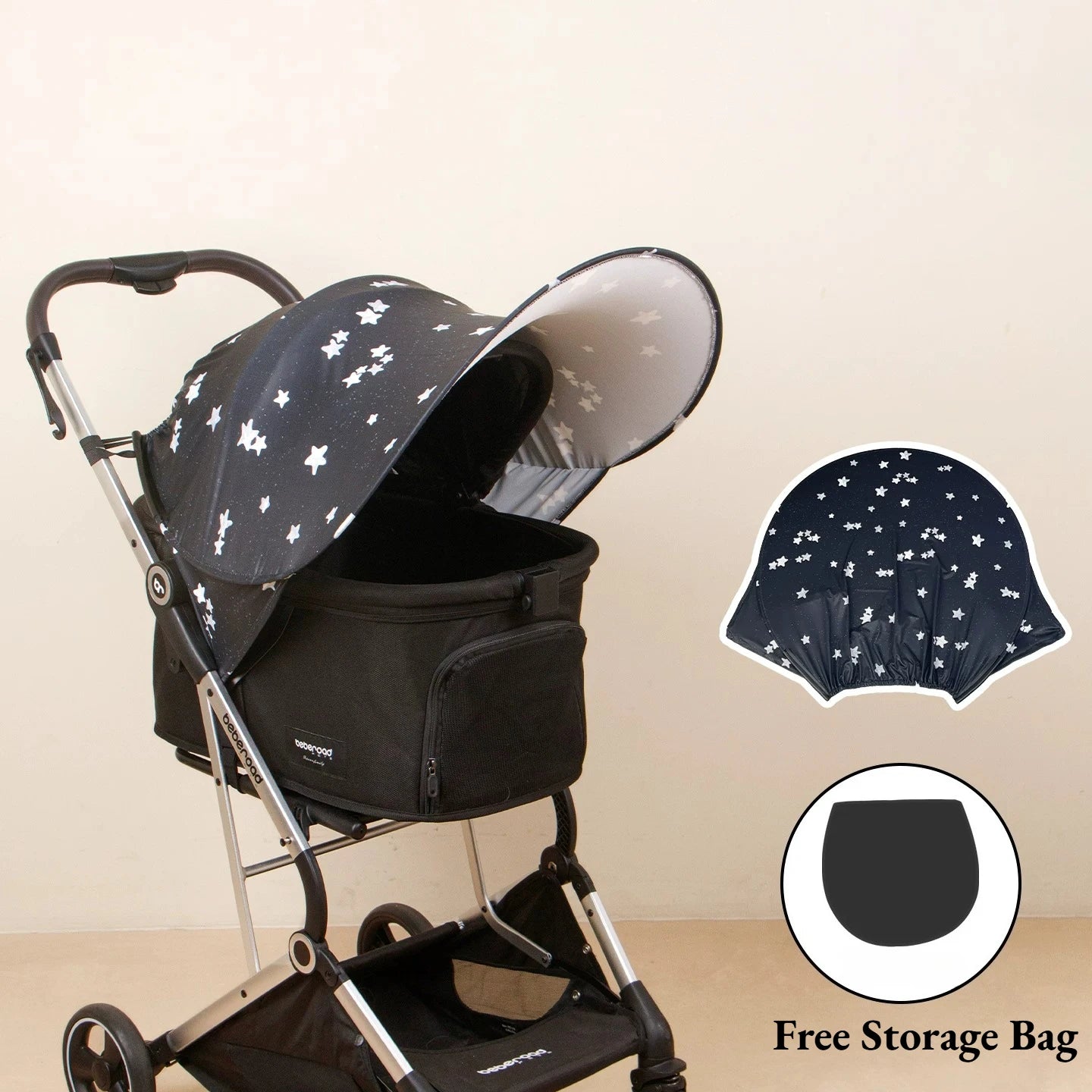 Detachable Pet Stroller Sunshade