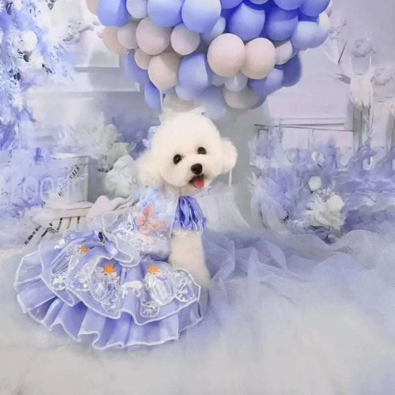 Customize Dog Princess dress( Pumpkin Carriage Dress)