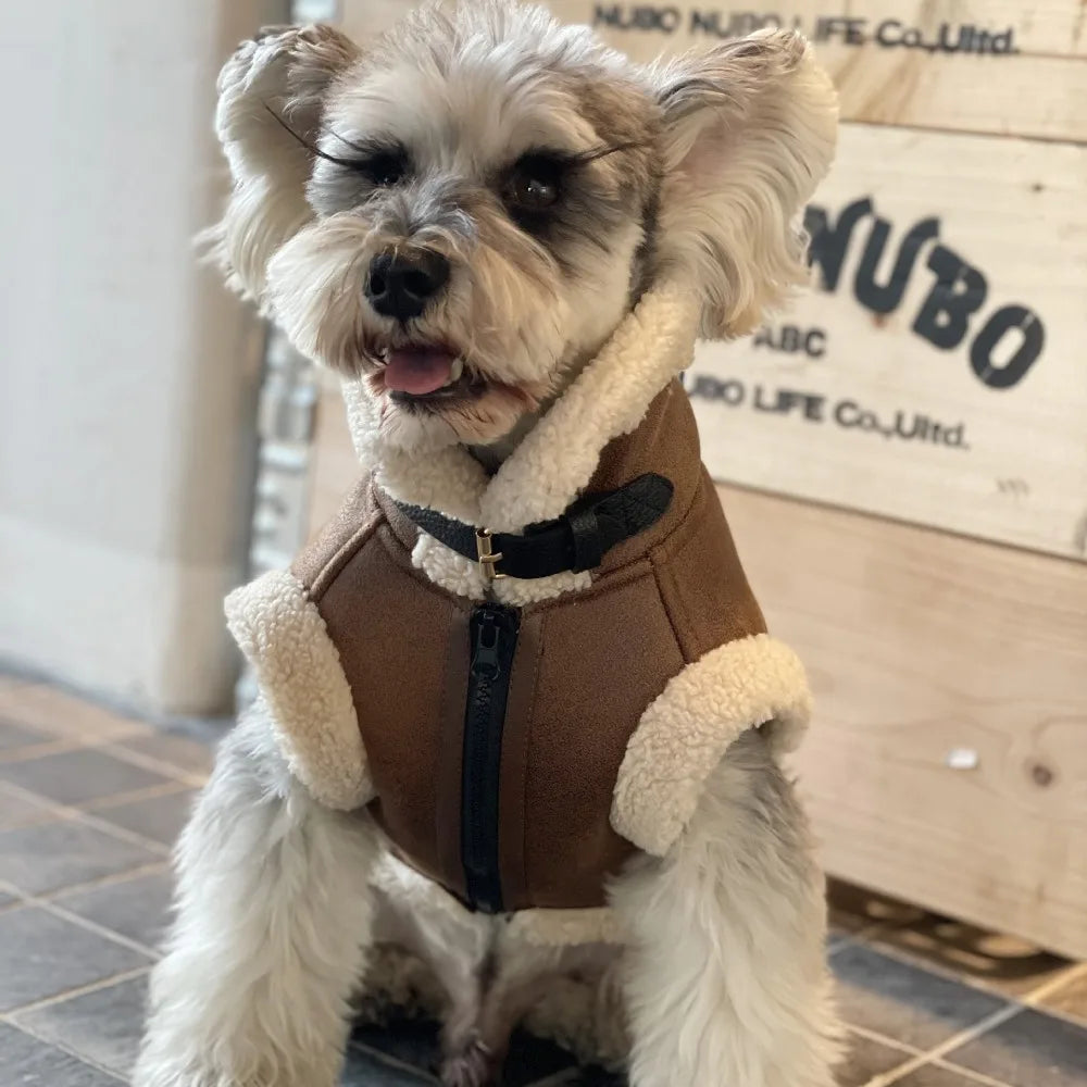 Rockstar Pet Vest | Studded Faux Leather Dog Jacket