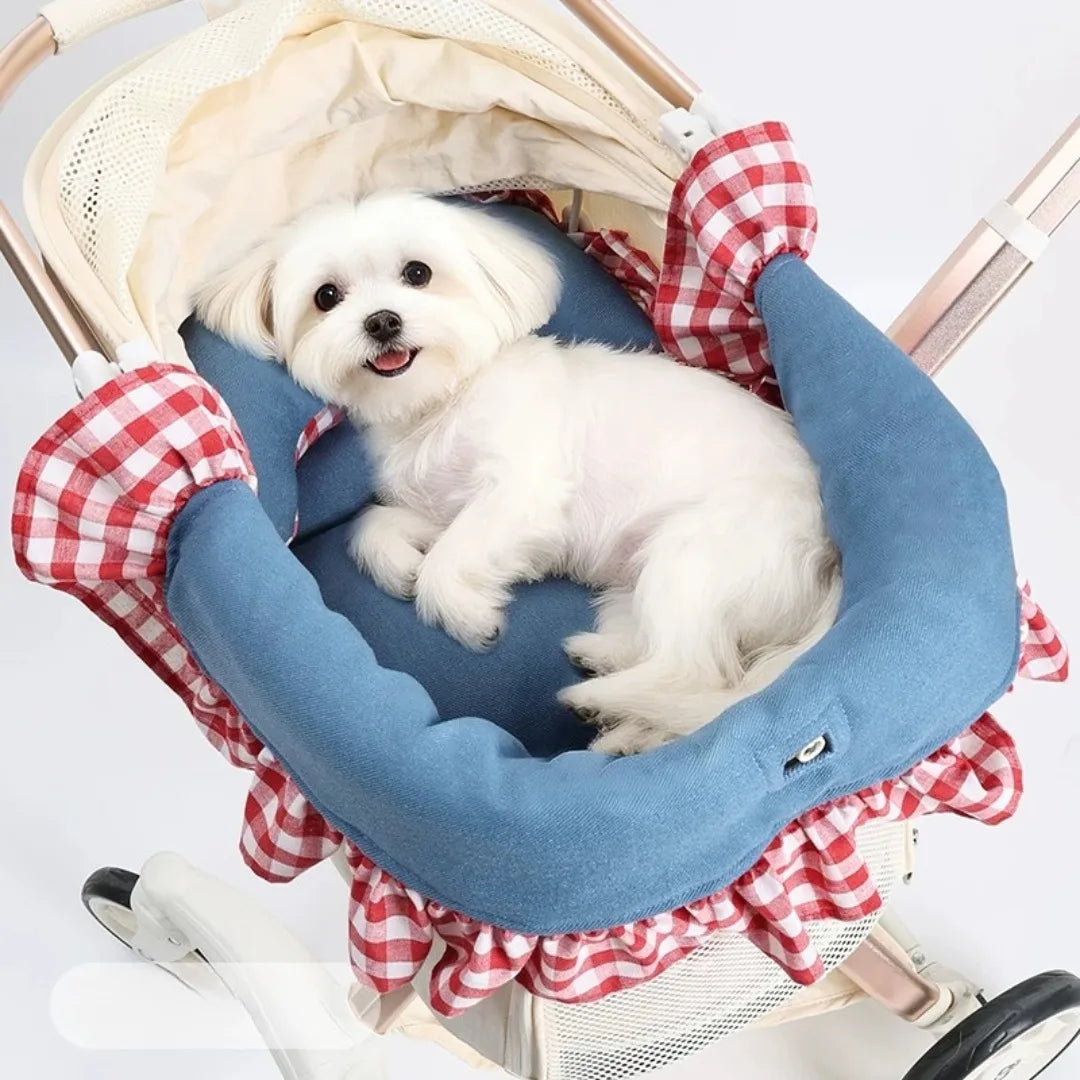 3-Piece Premium Pet Stroller Cushion Set