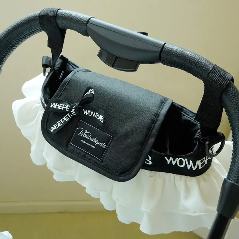 Universal Dog Stroller Organizer, Large Pet Stroller Caddy Fits Most Strollers