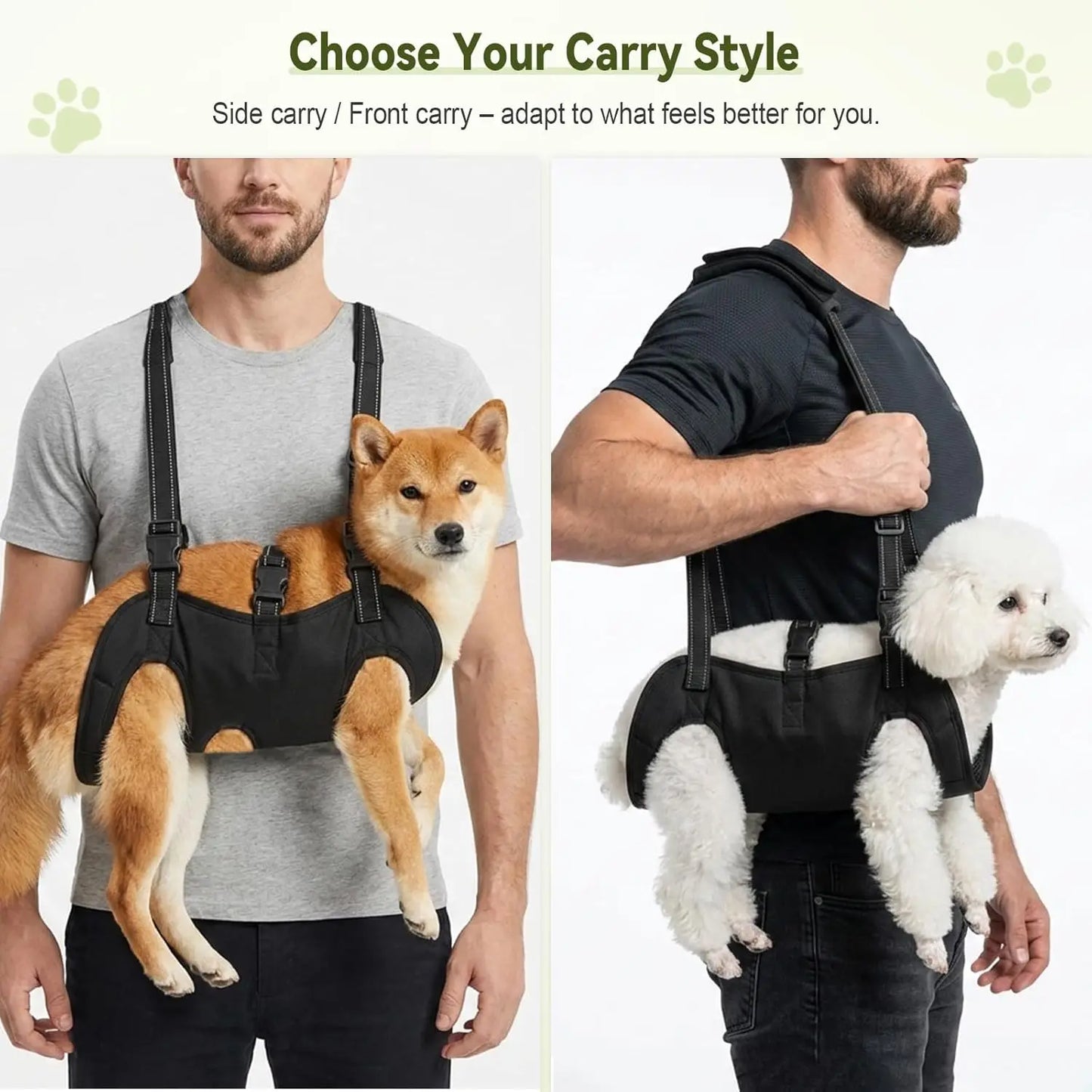 Dog Lift Harness for Hind Leg Support,