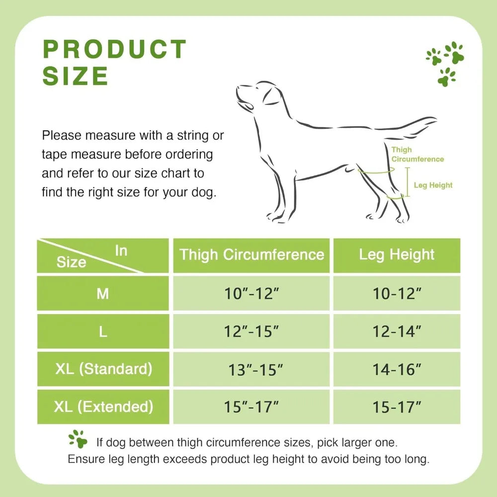 Dog Hinde Leg Brace Support for Knee Brace with Traction Rope