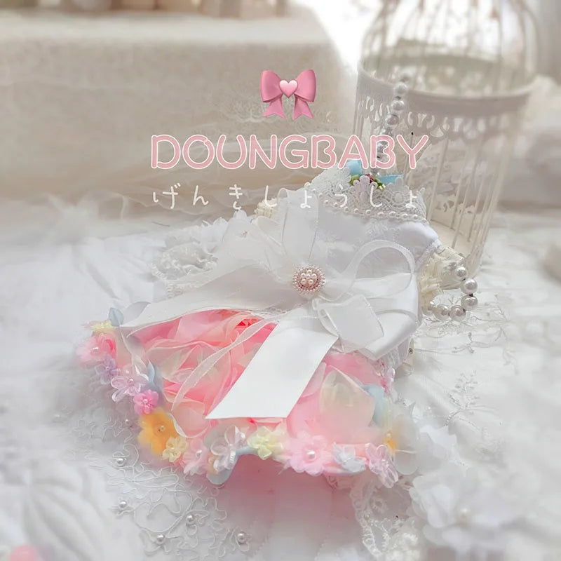 Handmade Long Trailing Dog Gown Luxury(customize avaiable)