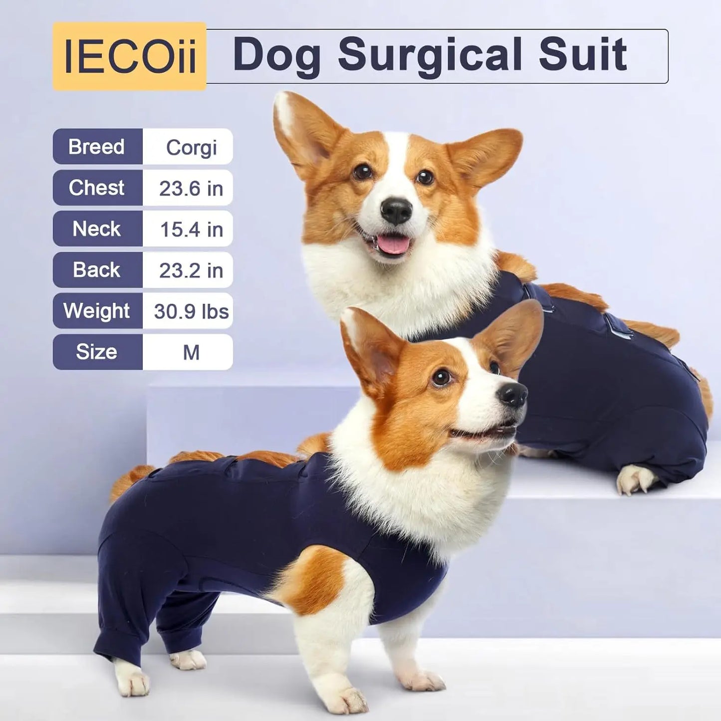 Pet Dog Surgical Suit,Puppy Recovery Clothing After Surgery