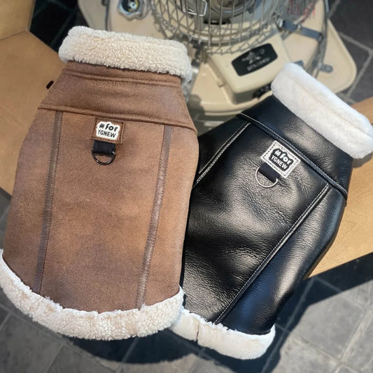Rockstar Pet Vest | Studded Faux Leather Dog Jacket