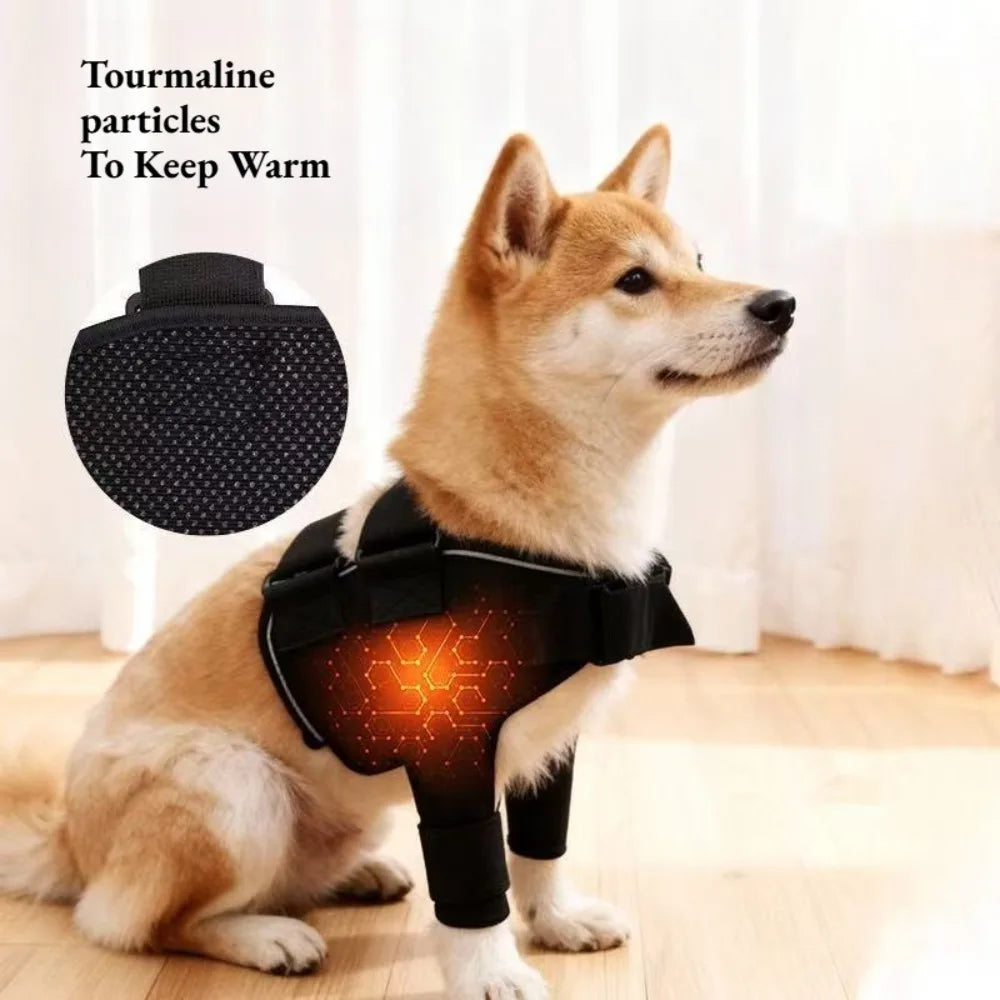 Professional Tourmaline Self-Heating Dog Shoulder Brace