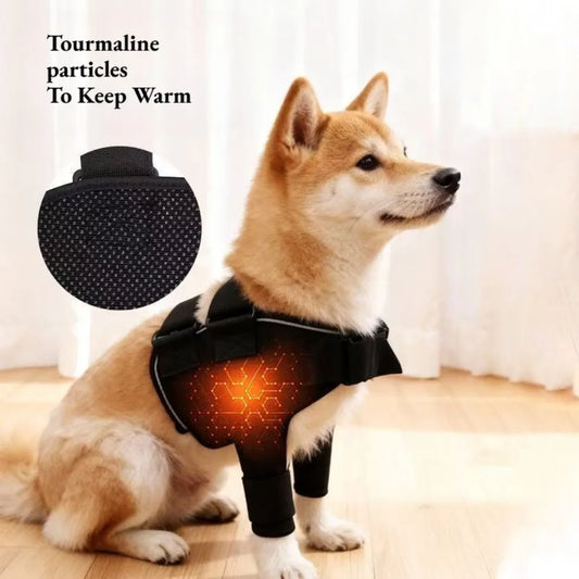 Professional Tourmaline Self-Heating Dog Shoulder Brace