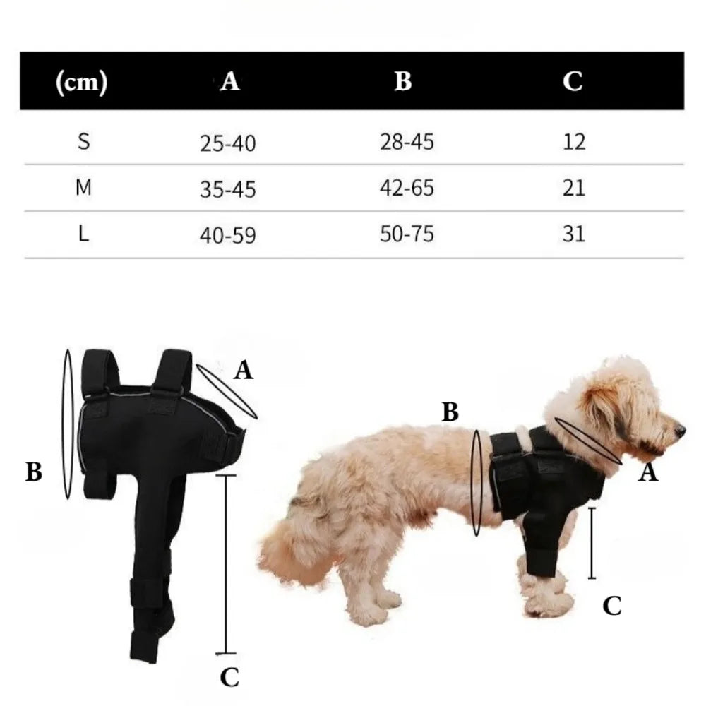 Professional Tourmaline Self-Heating Dog Shoulder Brace