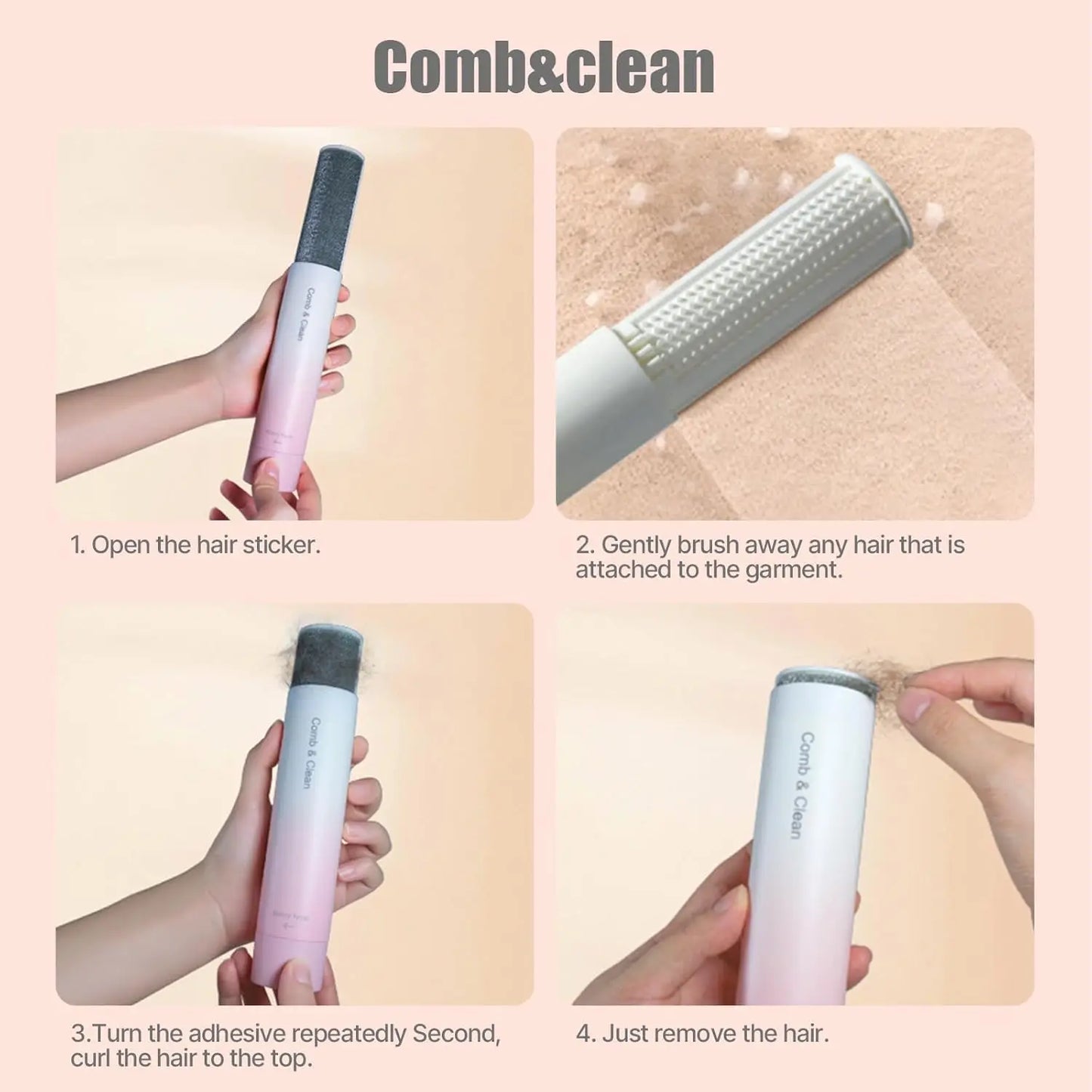 2-in-1 Double Sided Pet Hair Remover Brush