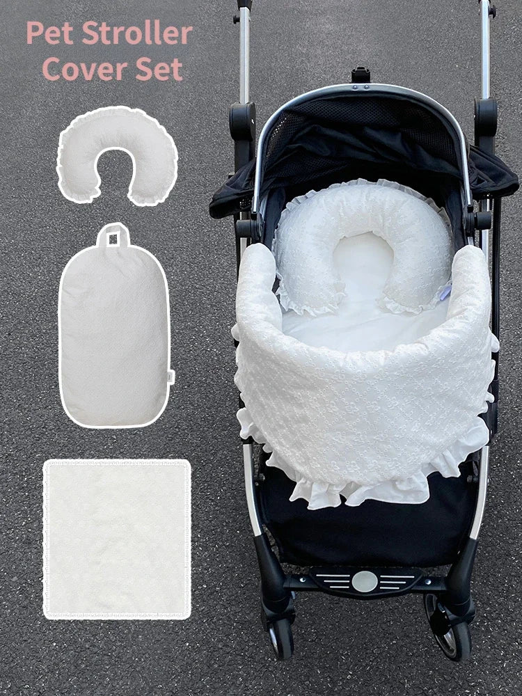 Premium Pet Stroller Mattress for Comfort & Support (castlepet)